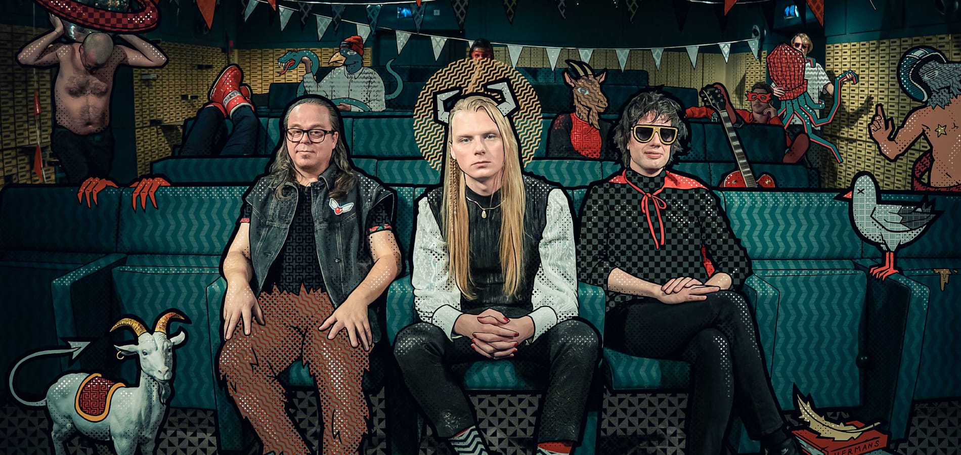 Partijtje, het tweede studioalbum van Prins S. en De Geit, is en een duister feestalbum