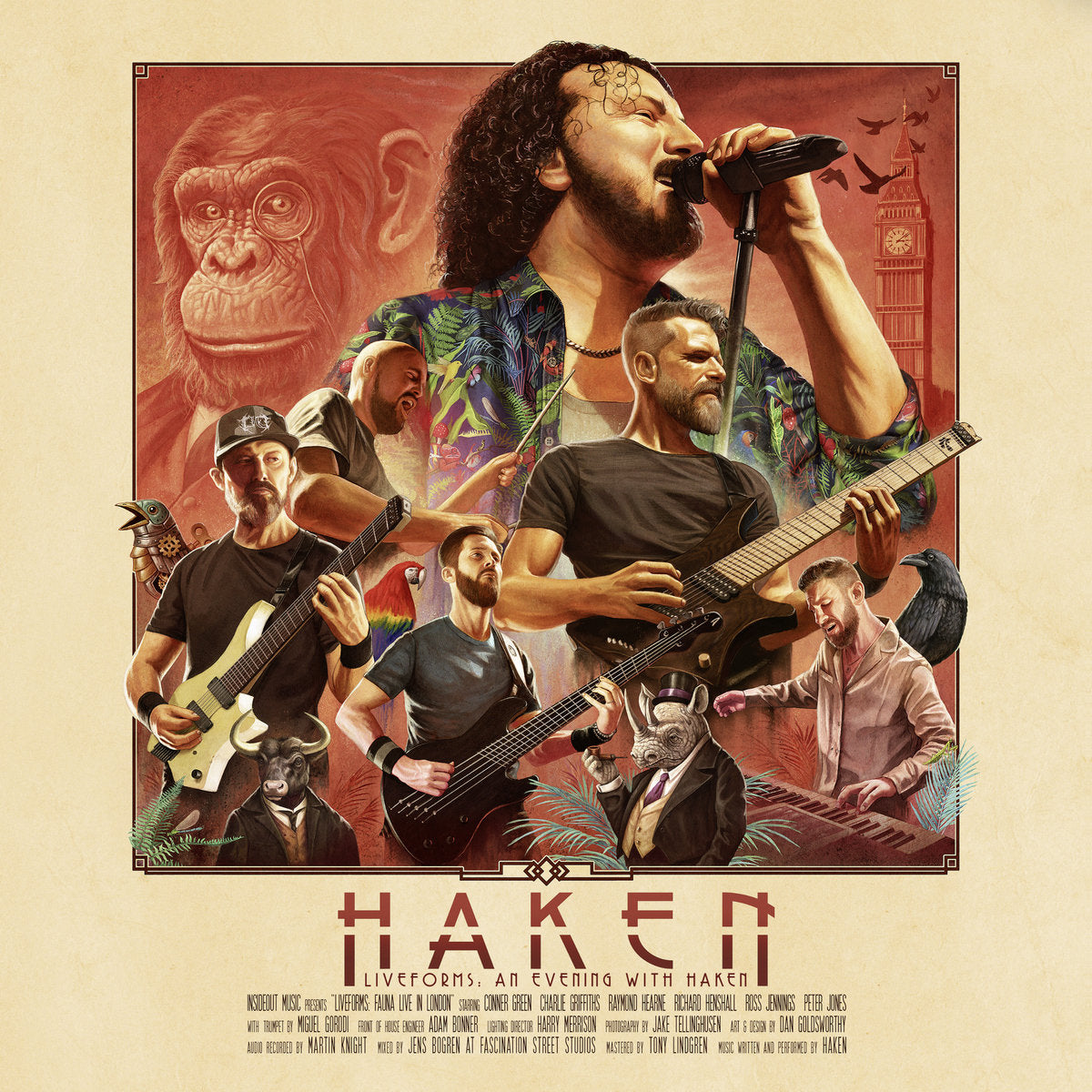 Haken vereeuwigt 'Fauna' met live-registratie vanuit Londen