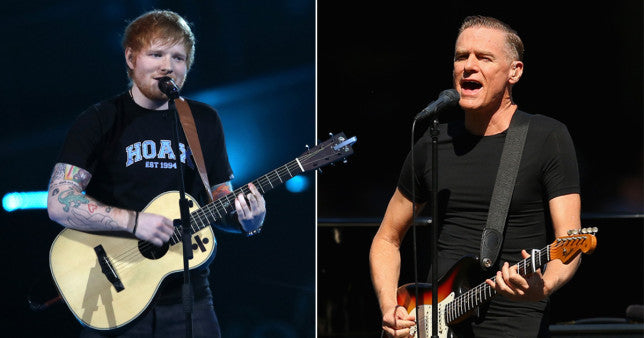Samenwerking Bryan Adams en Ed Sheeran was in een paar dagen gefixt
