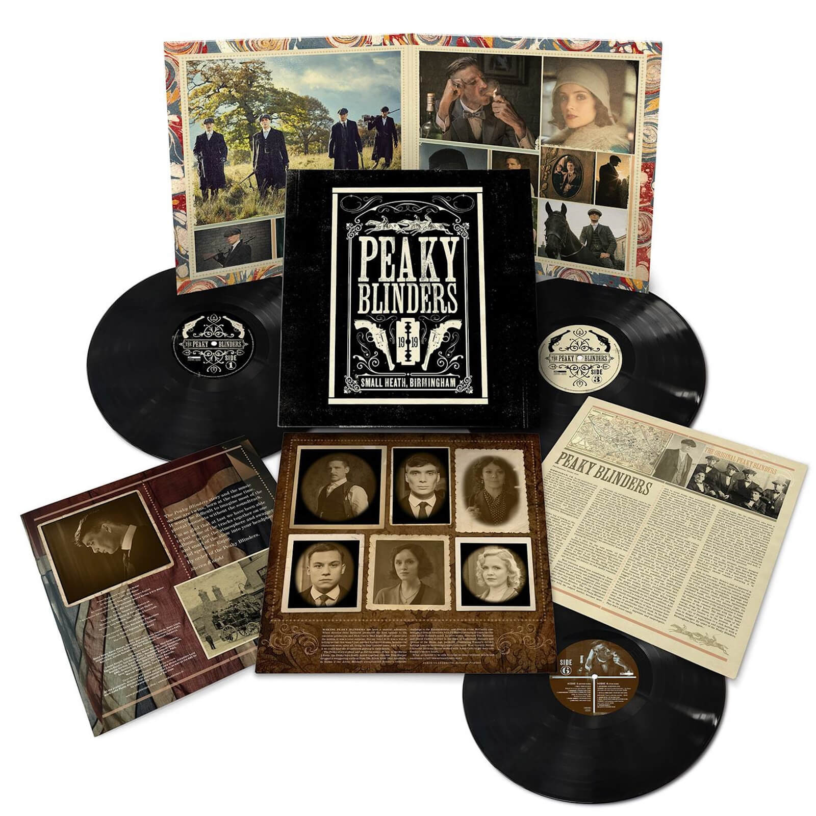 De donkere en dramatische muziek uit de Britse tv-serie 'Peaky Blinders' verschijnt op Vinyl