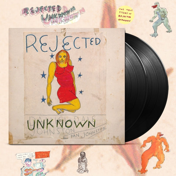 |  Vinyl LP | Daniel Johnston - Rejected Unknown (2 LPs) | Records on Vinyl