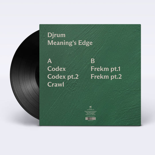 |  12" Single | Djrum - Meaning's Edge (Single) | Records on Vinyl