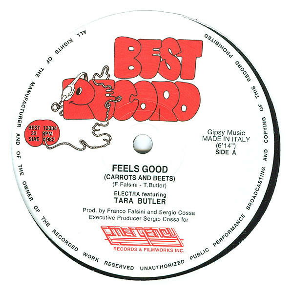 |  12" Single | Electra - Feels Good (Carrots & Beets) (Single) | Records on Vinyl