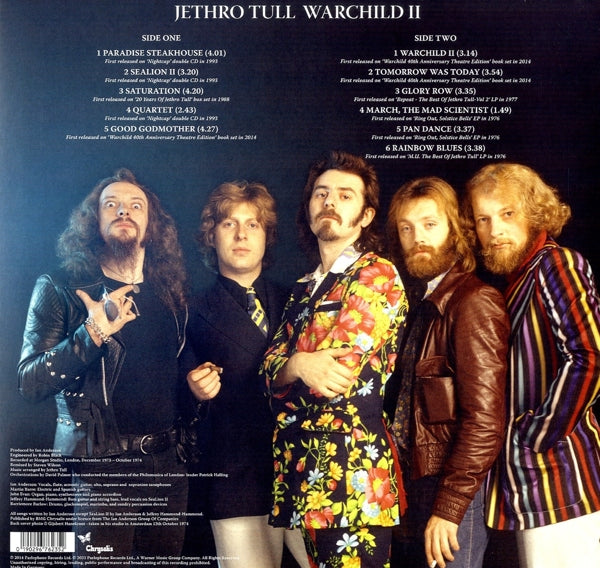 |  Vinyl LP | Jethro Tull - Warchild Ii (LP) | Records on Vinyl