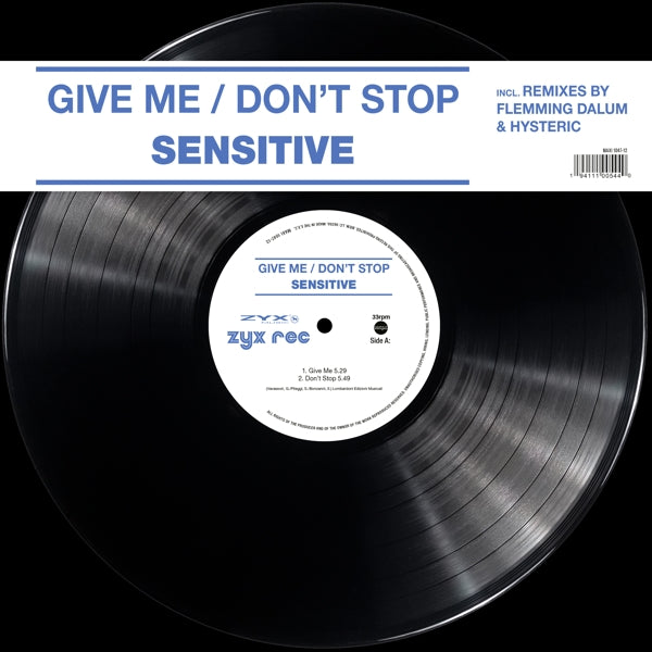 |   | Sensitive - Give Me/Don't Stop (Single) | Records on Vinyl