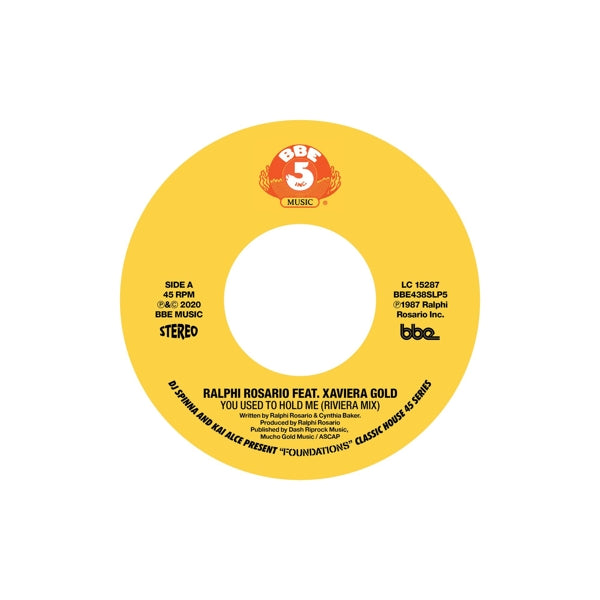 |  7" Single | DJ Spinna - Foundations - Classic House 45 Series Pt.5 (Single) | Records on Vinyl