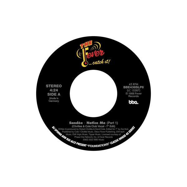 |  7" Single | DJ Spinna - DJ Spinna & Kai Alce Present: Foundations (Single) | Records on Vinyl