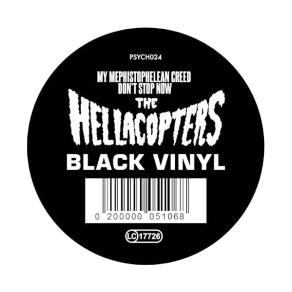|  12" Single | Hellacopters - My Mephistophelean Creed/Don't Stop Now (Single) | Records on Vinyl