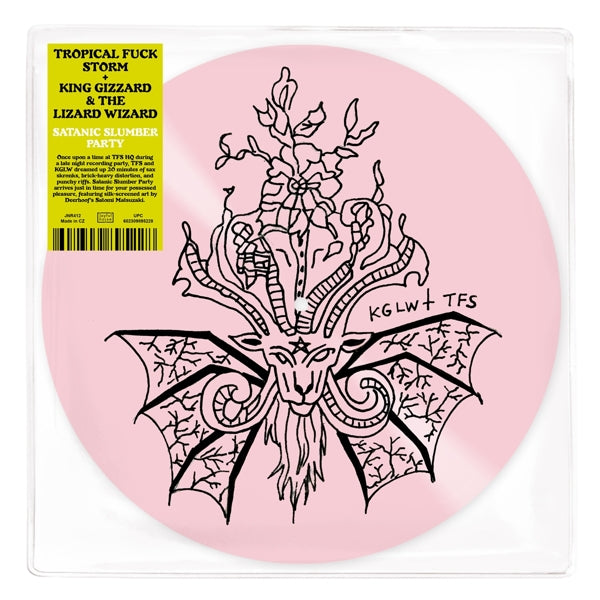 |  12" Single | Tropical Fuck Storm & King Gizzard & the Lizard Wi - Satanic Slumber Party (Pink) (Single) | Records on Vinyl