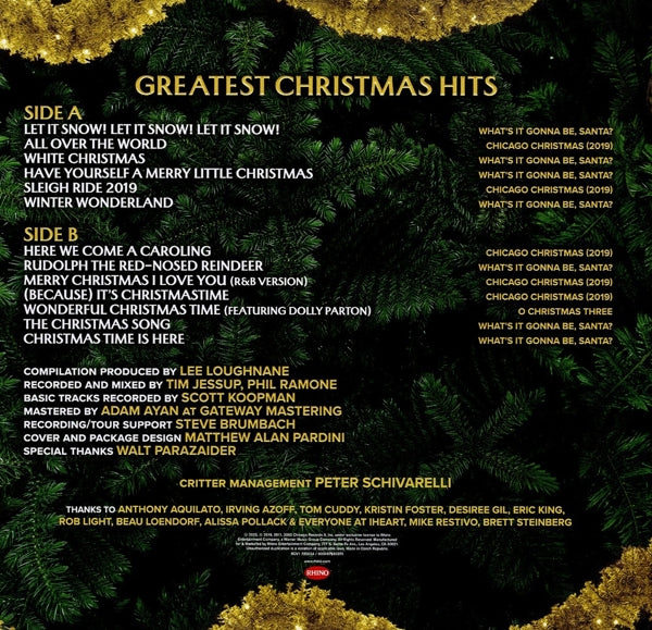 |  Vinyl LP | Chicago - Greatest Christmas Hits (LP) | Records on Vinyl
