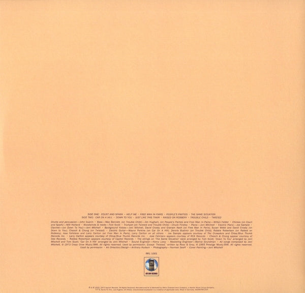 |  Vinyl LP | Joni Mitchell - Court and Spark (LP) | Records on Vinyl