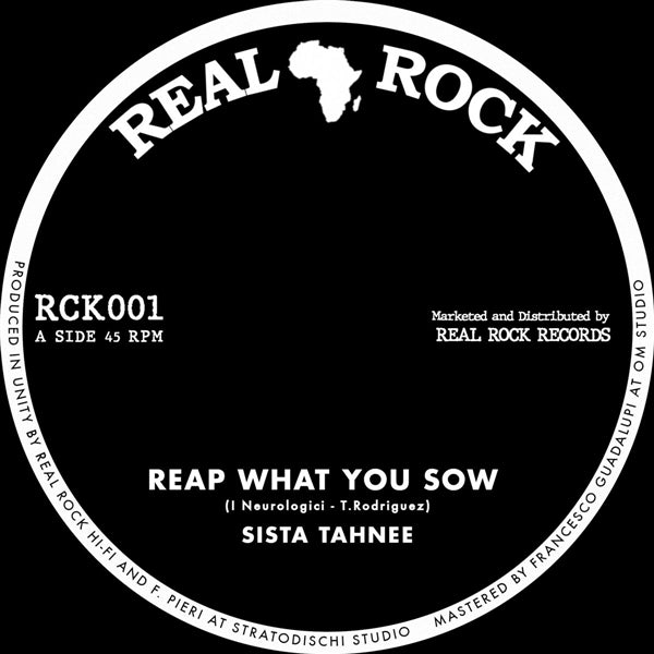 |  7" Single | Sista Tahnee - Reap What You Sow (Single) | Records on Vinyl