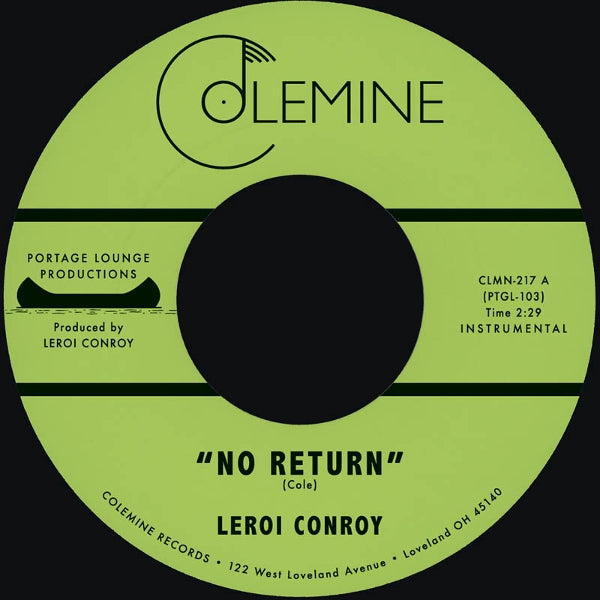 |  7" Single | Leroi Conroy - No Return / Path of Man (Single) | Records on Vinyl