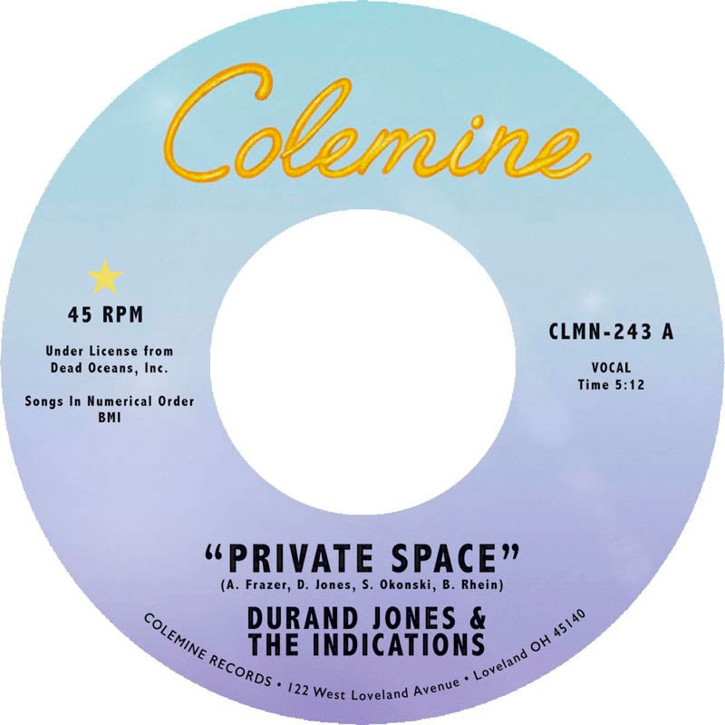 |  7" Single | Durand & the Indications Jones - Private Space (Single) | Records on Vinyl