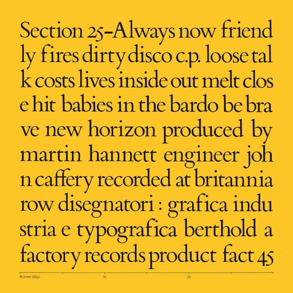 |   | Section 25 - Always Now (5 LPs) | Records on Vinyl