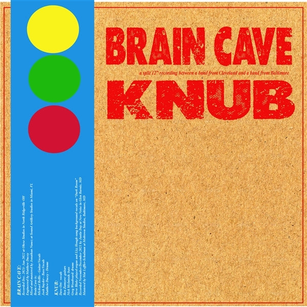 |  12" Single | Brain Cave & Knub - Brain Cave & Knub (Single) | Records on Vinyl