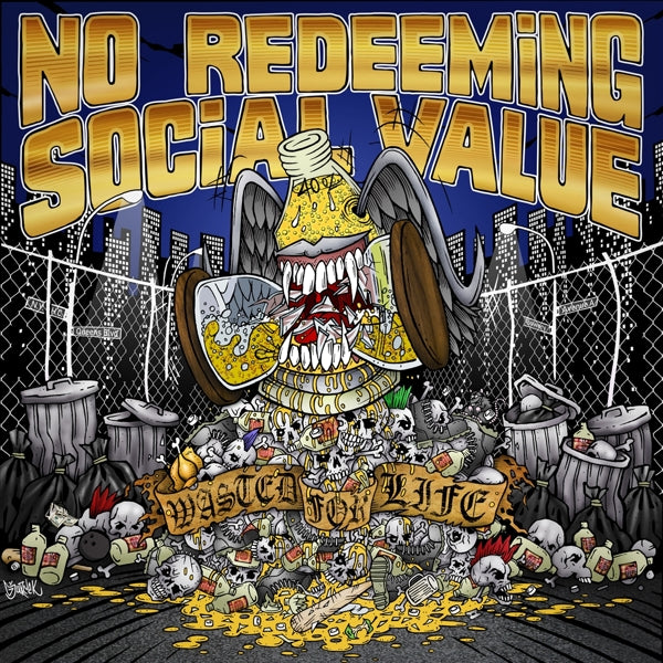 |  Vinyl LP | No Redeeming Social Value - Wasted For Life (LP) | Records on Vinyl
