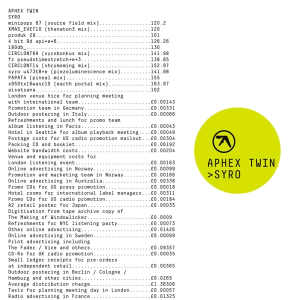 |  Vinyl LP | Aphex Twin - Syro (3 LPs) | Records on Vinyl