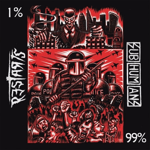 |  7" Single | Subhumans/Restarts - One Percent/99% (Single) | Records on Vinyl