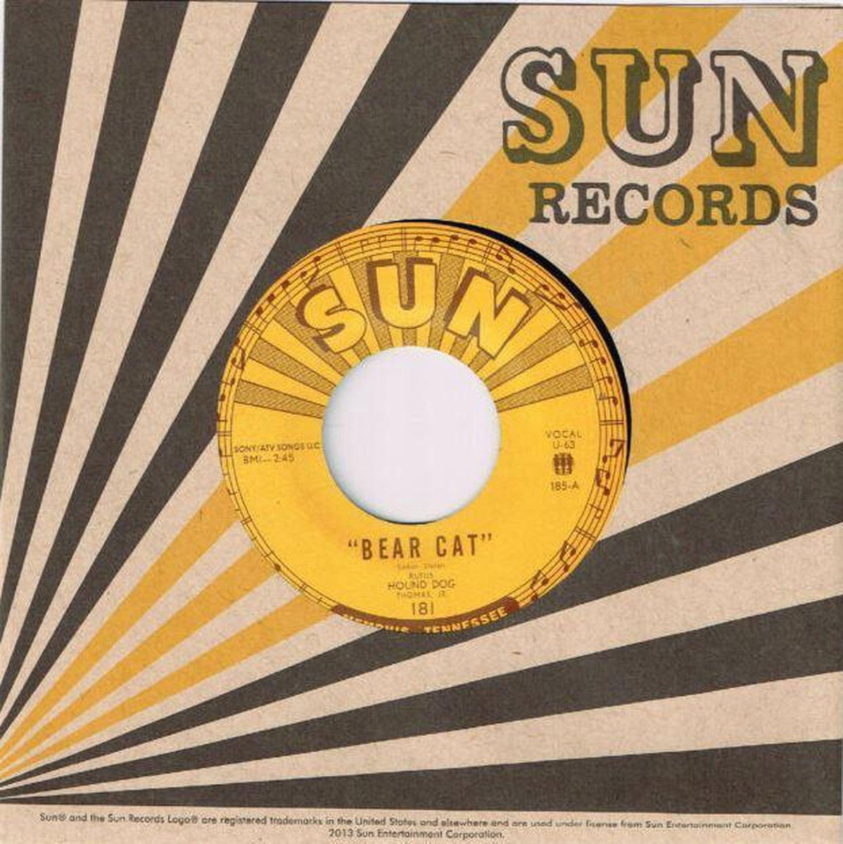 |  7" Single | Rufus -Jr- Thomas - Bear Cat/Walking In the Rain (Single) | Records on Vinyl
