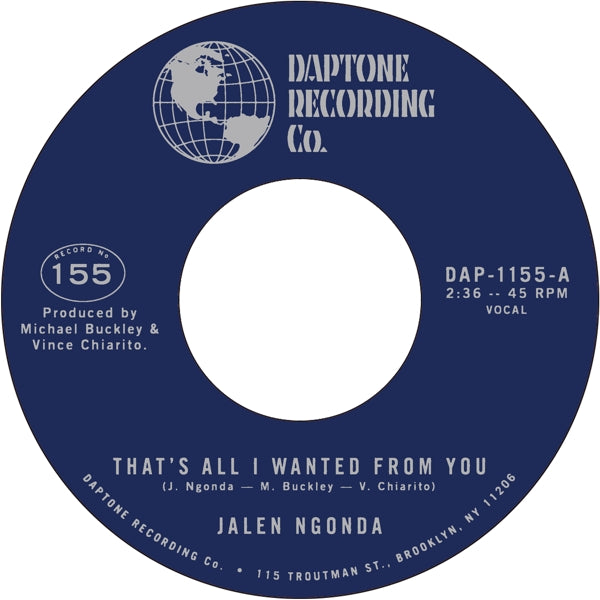 |  7" Single | Jalen Ngonda - That S All I Wanted From You / So Glad I Found You (Single) | Records on Vinyl