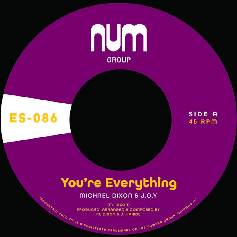 |  7" Single | Michael A. & J.O.Y. Dixon - You're Everything (Single) | Records on Vinyl