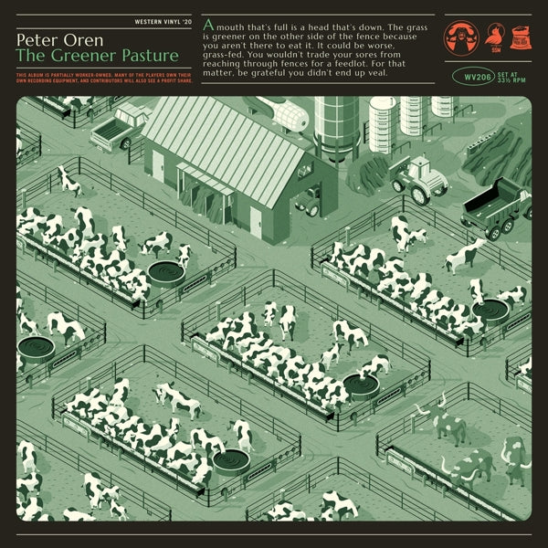 |  Vinyl LP | Peter Oren - The Greener Pasture (Green) (LP) | Records on Vinyl