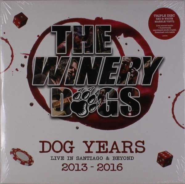 |  Vinyl LP | Winery Dogs - Dog Years: Live In Santiago & Beyond 2013-2016 (3 LPs) | Records on Vinyl