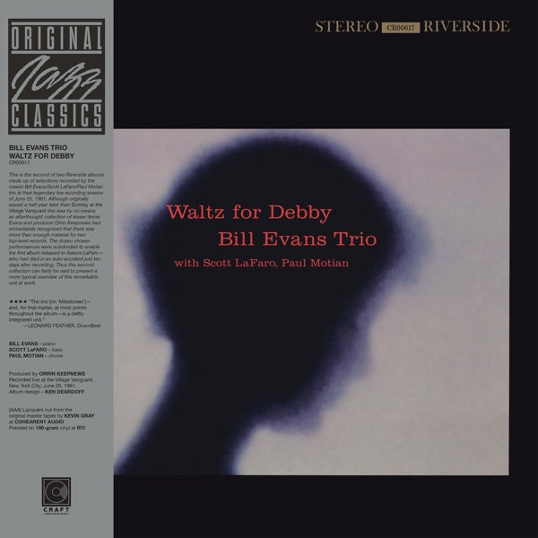 |  Vinyl LP | Bill Evans - Waltz For Debby (LP) | Records on Vinyl