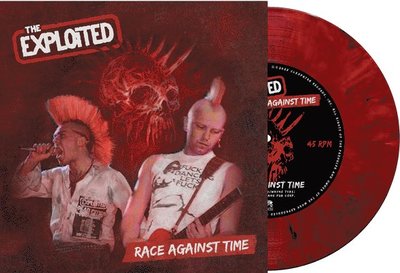 |  12" Single | Exploited - (Blue)Race Against Time (Single) | Records on Vinyl