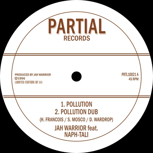 |  12" Single | Jah Warrior Feat. Naph-Tali - Pollution (Single) | Records on Vinyl