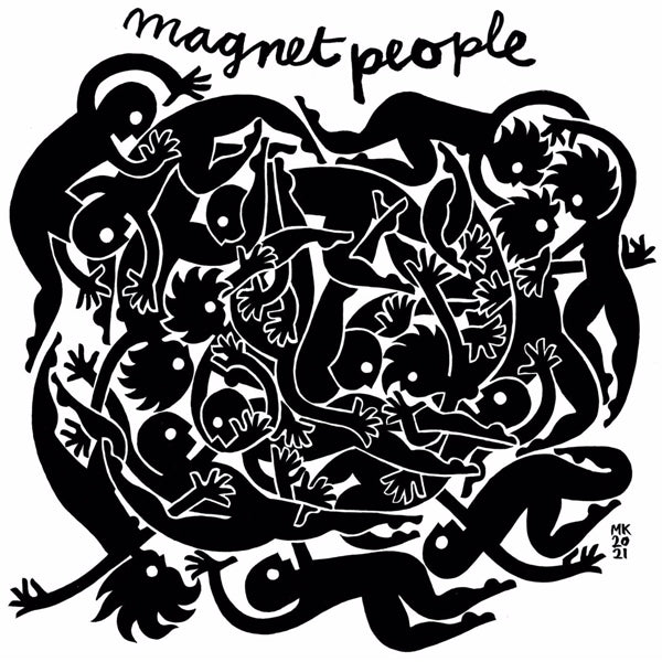 |  Vinyl LP | Pizza Knife - Magnetic People (LP) | Records on Vinyl