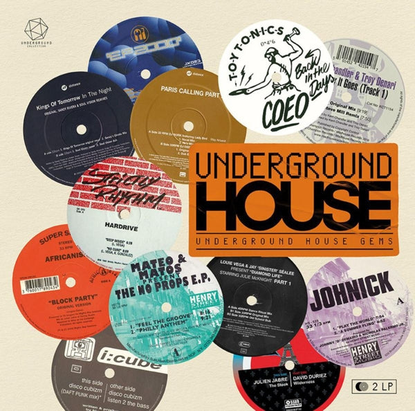 |  Vinyl LP | Various - Underground House (2 LPs) | Records on Vinyl