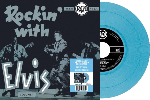 |  7" Single | Elvis Presley - Ep Etranger N19 - Rockin' With Elvis (Volume I) (Belgium) (Single) | Records on Vinyl