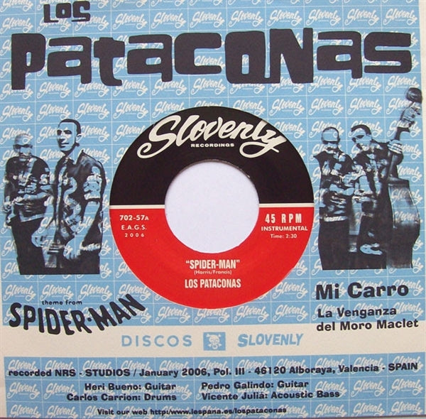 |  7" Single | Los Pataconas - Spider Men (Single) | Records on Vinyl