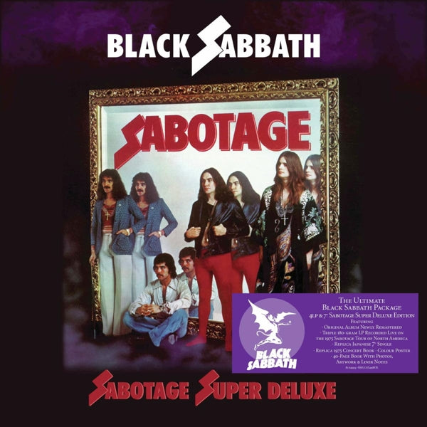 |  Vinyl LP | Black Sabbath - Sabotage Super Deluxe (5 LPs) | Records on Vinyl