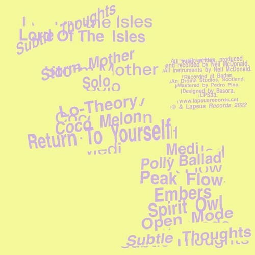|  Vinyl LP | Lord of the Isles - Subtle Thoughts (LP) | Records on Vinyl