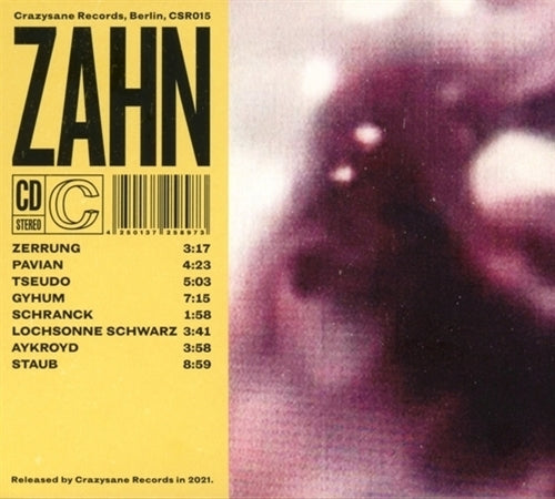 |  Vinyl LP | Zahn - Zahn (LP) | Records on Vinyl