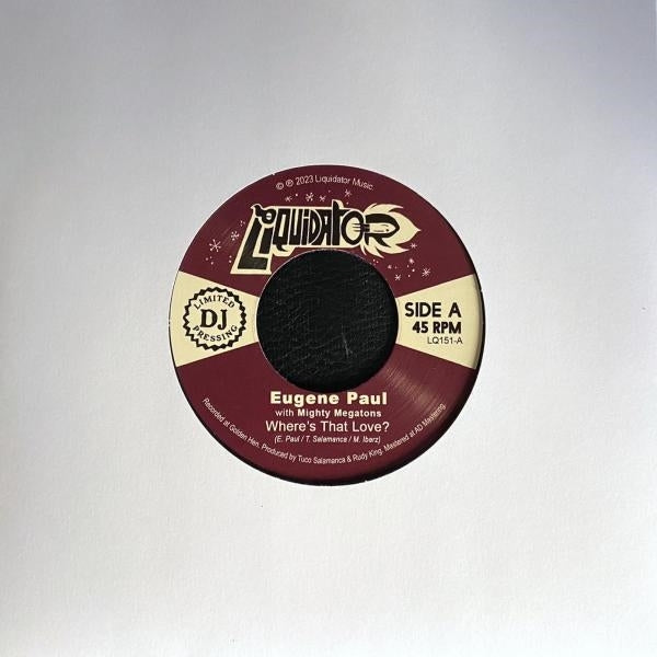 |  7" Single | Paul -& Mighty Megatons- Eugene - Where is That Love? (Single) | Records on Vinyl