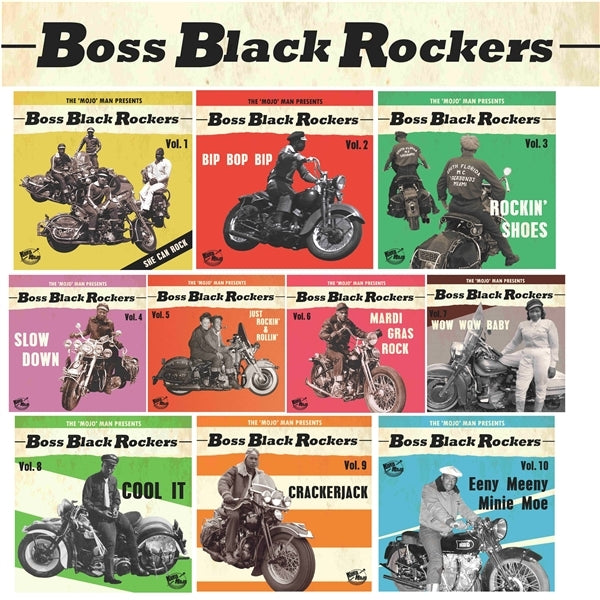 |  12" Single | Various - Boss Black Rockers Vol 1-10 (10 Singles) | Records on Vinyl