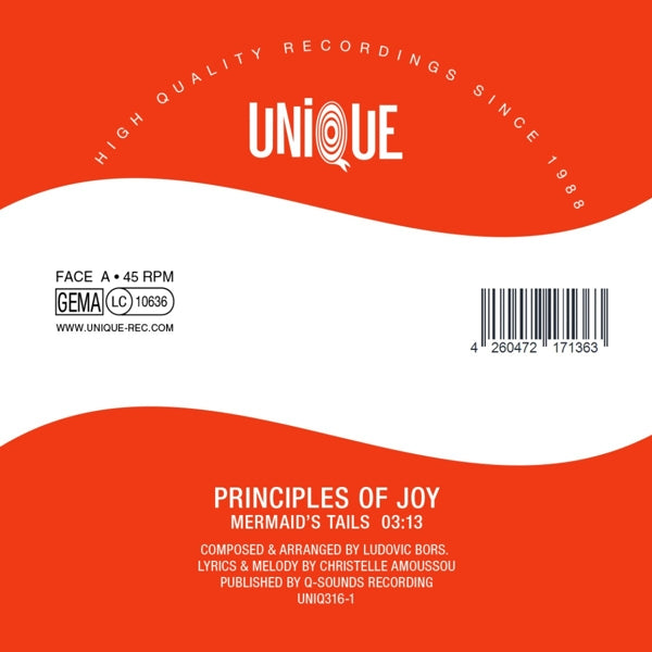 |  7" Single | Principles of Joy - Mermaid's Tails / Kick Off the Road (Single) | Records on Vinyl