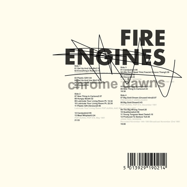 |  Vinyl LP | Fire Engines - Chrome Dawns (2 LPs) | Records on Vinyl