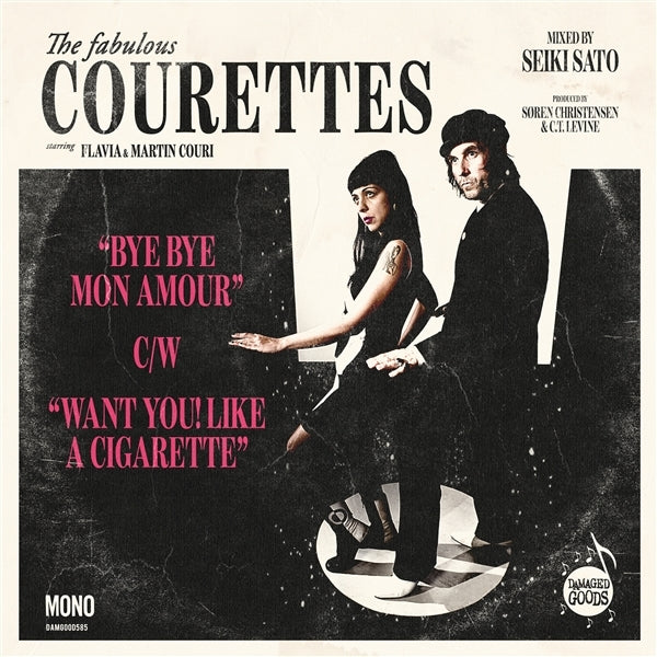 |  7" Single | the Courettes - Bye Bye Mon Amour/Want You! Like a Cigarette (Single) | Records on Vinyl