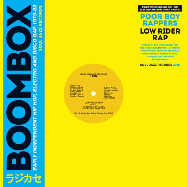 |  12" Single | Poor Boy Rappers - Low Rider Rap (Single) | Records on Vinyl
