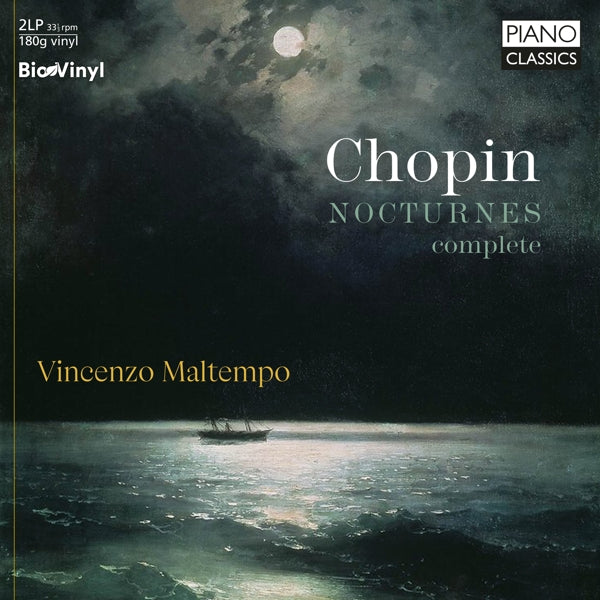 |  Vinyl LP | Vincenzo Maltempo - Chopin: Nocturnes Complete (2 LPs) | Records on Vinyl