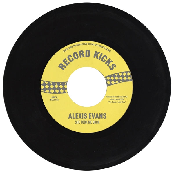 |  7" Single | Alexis Evans - She Took Me Back/It's All Over Now (Single) | Records on Vinyl