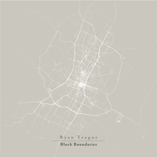 |  Vinyl LP | Ryan Teague - Block Boundaries (LP) | Records on Vinyl