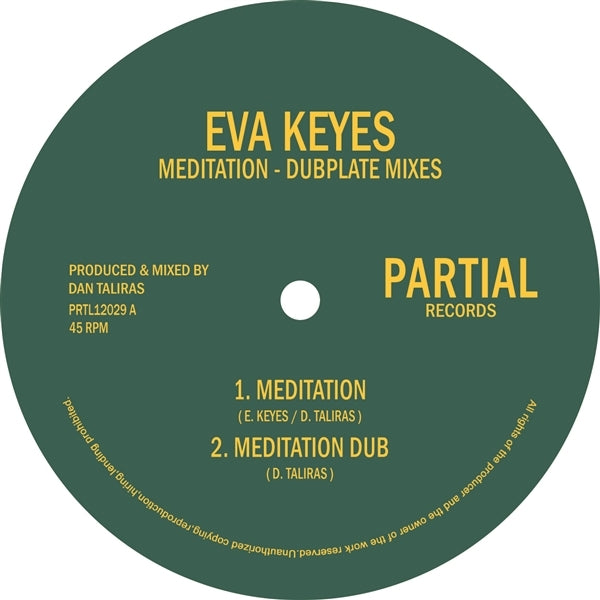 |  12" Single | Eva Keyes - Meditation / Dub Plate Mixes (Single) | Records on Vinyl