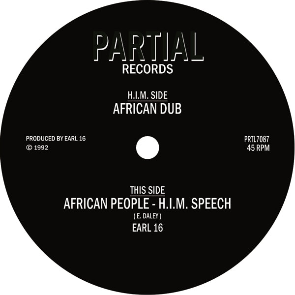 |  7" Single | Earl 16 - African People - H.I.M. Speech (Single) | Records on Vinyl