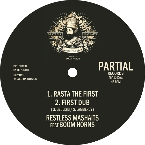 |  12" Single | Restless Mashaits Feat. Boom Horns - Rasta the First (Single) | Records on Vinyl